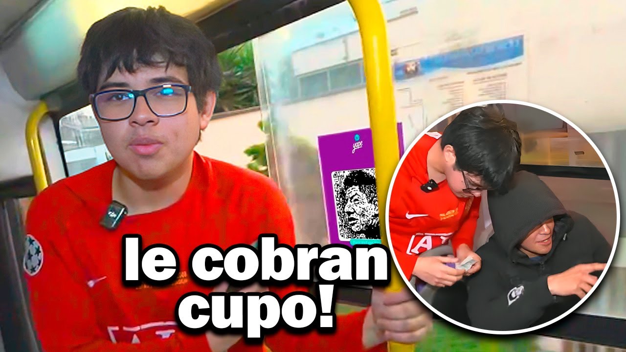 SIENDO COBRADOR de BUS POR UN DÍA 🚌 ¿CUÁNTO se GANA?