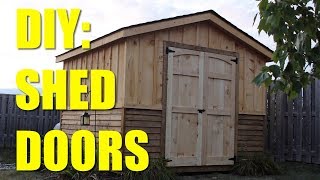 EASY BUILD!  Shed Doors!