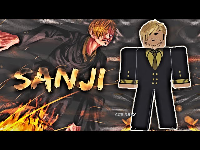 HOW TO MAKE FREE SANJI IN ROBLOX (one piece) 