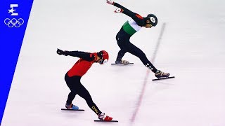 Short Track Speed Skating | Men's 5000m Relay Highlights | Pyeongchang 2018 | Eurosport