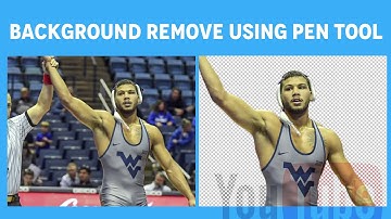 Complex background remove in Photoshop using pen tool make clean smooth edges 💯