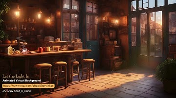 Let the Light In #Vtuber #animatedbackground for #lofi #twitch #zoombackground