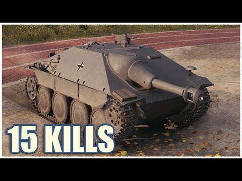 Hetzer • 15 KILLS • WoT Gameplay