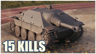 Hetzer • 15 KILLS • WoT Gameplay