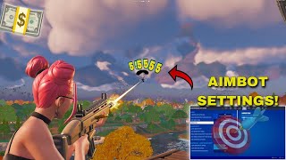 The *BEST* Controller Settings For INSANE AIMBOT + 100% Accuracy 🎯 Fortnite Chapter 5 Season 3