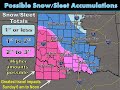Winter Weather Update - Noon Saturday November 23, 2013