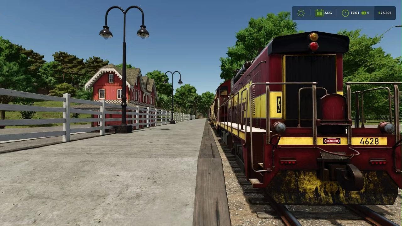 Farming Simulator 25 How to rent a Train - YouTube