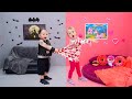 Five kids pink vs black challenge  more childrens songs ands