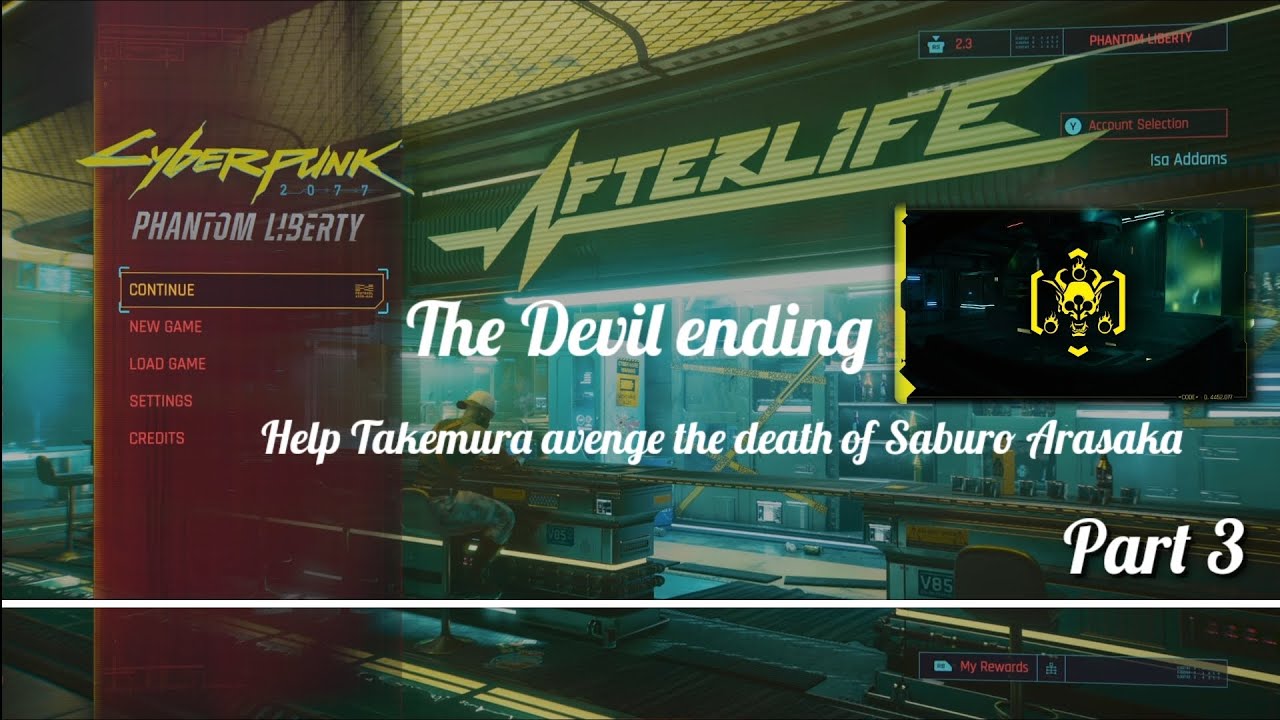 Cyberpunk 2077 - The Devil ending - part 3 - no commentary 