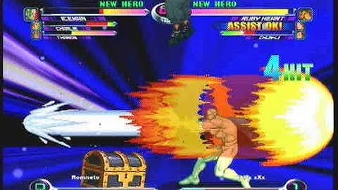 MvC2: Icebeam Invincibility vs Hyper Schwarzeille