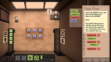 Theer : Human Resource Machine Walkthrough "Copy Floor" Year 3