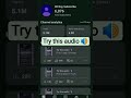 try this audio #shortviedeo #shorts