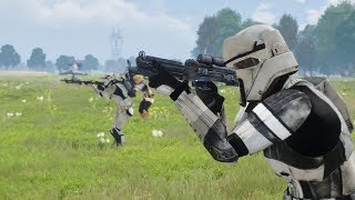 Star Wars VS Earth Modern Warfare - City Defense