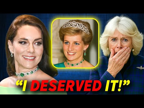 Queen Camilla Furious As Catherine Wears Princess Diana's Royal Jewels -  YouTube