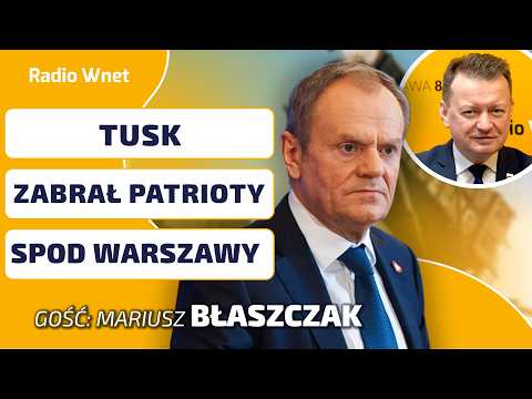 Błaszczak: Polskie miasta byłyby chronione. Obecny rząd kazał przemieścić wyrzutnie