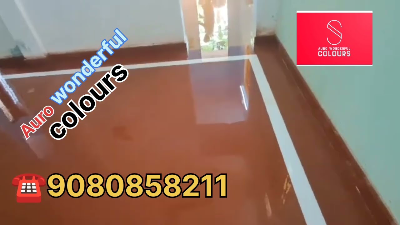 Natural red oxide flooring for home with low budget#construction #flooringdesign#auro wonderful .,