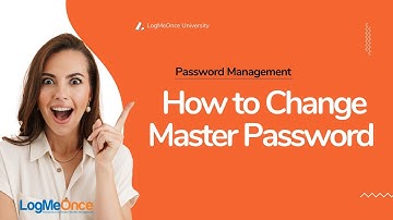 How to Change Master Password