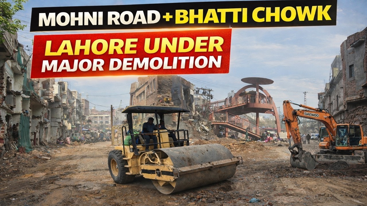 Mohni Road & Bhatti Chowk Lahore Markets GONE! 🏗️ Massive Road Work Starts | Malik Sajjad Rizvi