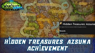 Hidden Treasures Azsuna Achievement Find 8 Hidden Treasures In Azsuna Legion Remix