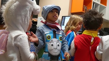 Halloween party at ScuttleBugs Child Care Center, San Jose