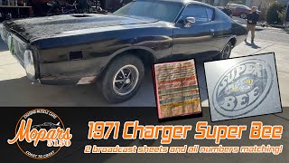 Southwest Surprise: ‘71 Super Bee in TX9 Black  Unearthed & Numbers Matching  Mopars5150 S1E8