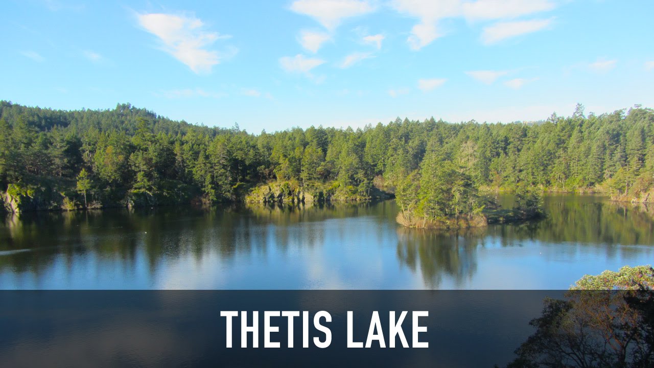 Thetis Lake Hiking Trail Near Victoria, BC