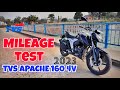 Tvs apache 160 4v  milage test  2023   motovlog  with prabhpreet apache mileage 1604v