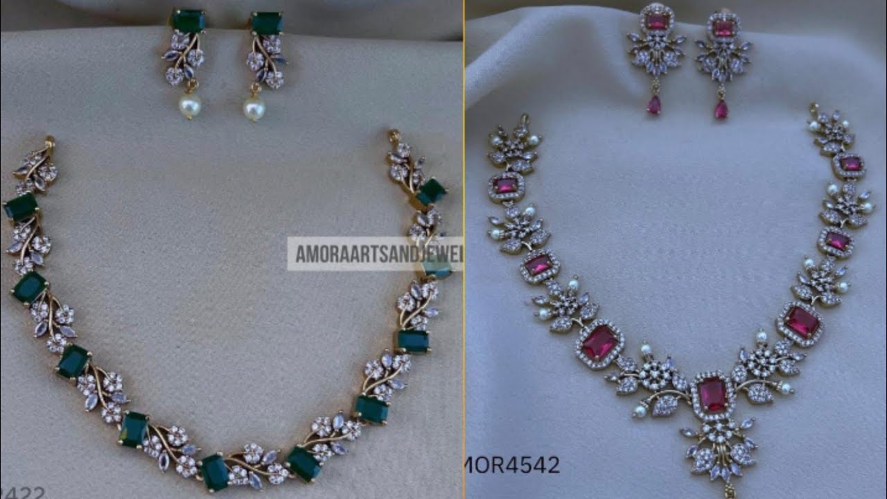 Exclusive Designer Bridal AD Jewellery Collection 2025 | Indo-Western AD Fusion Jewellery Designs