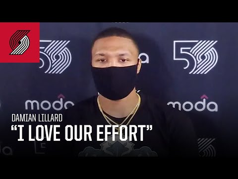 Damian Lillard: "I love our effort" | Trail Blazers vs. Celtics