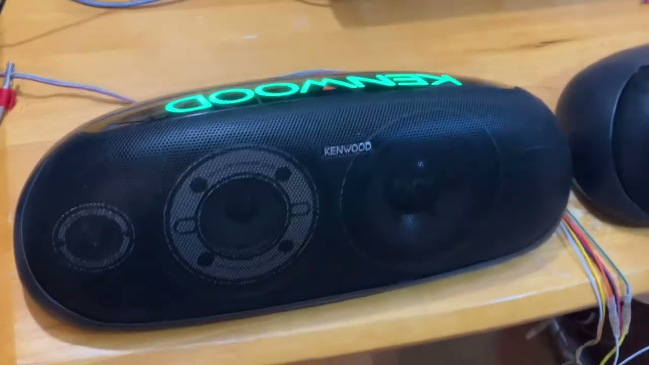 希少！早い者勝ち！KENWOOD ksc-660置き型スピーカー　旧車、レア KENWOOD KSC-660 KSC-7070仕様 ブレーキ連動化 ウインカー連動化 再生