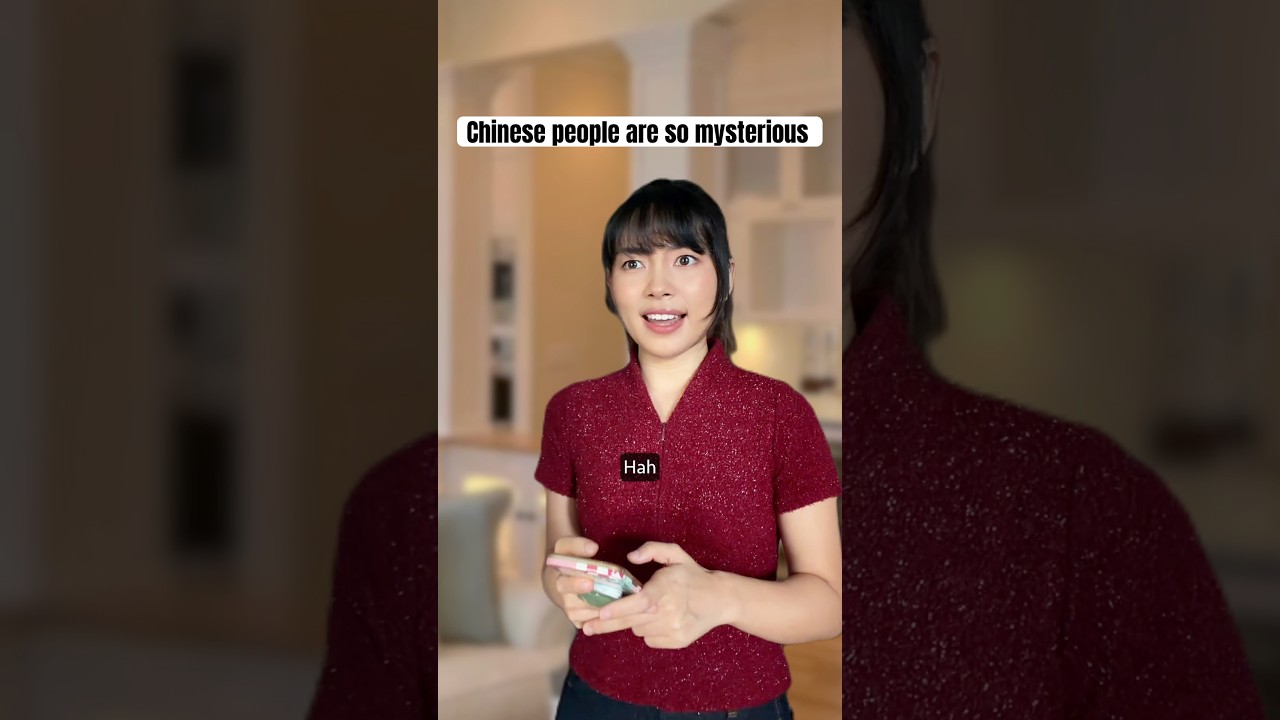 Chinese people are so mysterious
