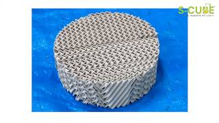 Ceramic Structured Packing By S-cube Mass Transfer Pvt Ltd