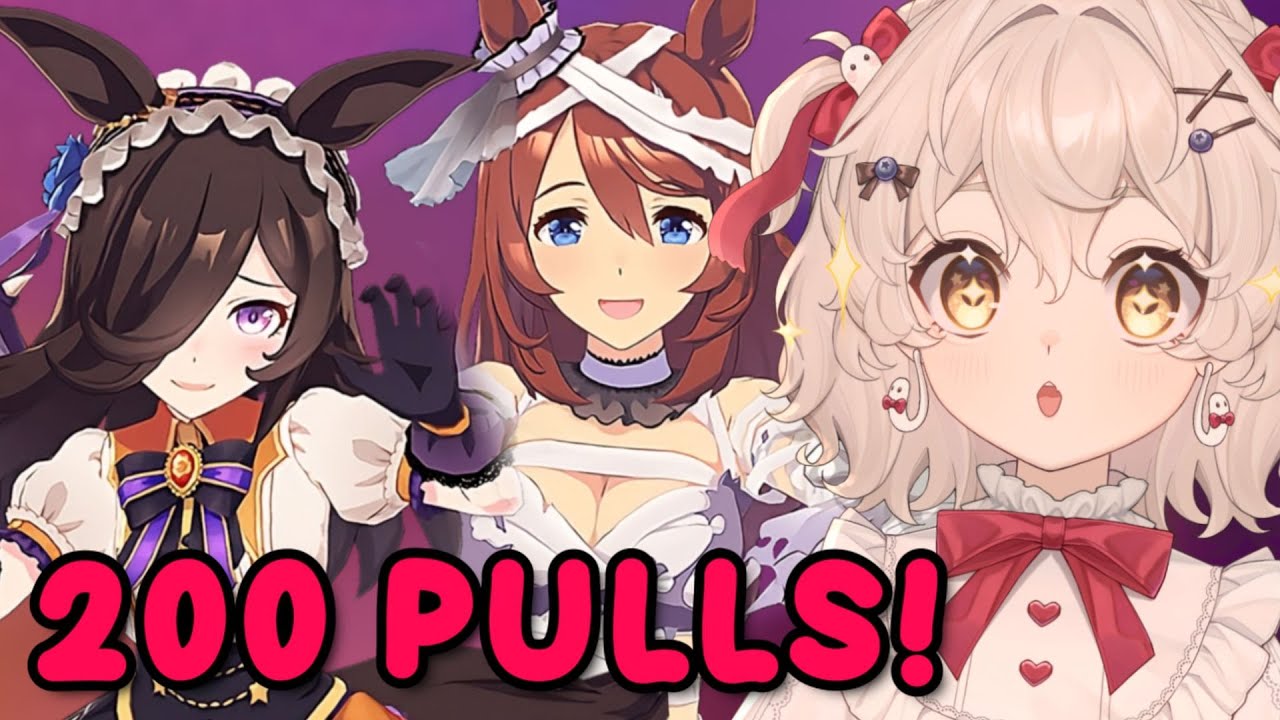 200 PULLS for HALLOWEEN RICE SHOWER [Umamusume: Pretty Derby] [Gacha Summons]