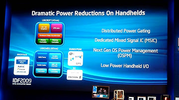 IDF 2009 SF: Moorestown/Medfield - for Cool Handheld. Dadi Perlmutter