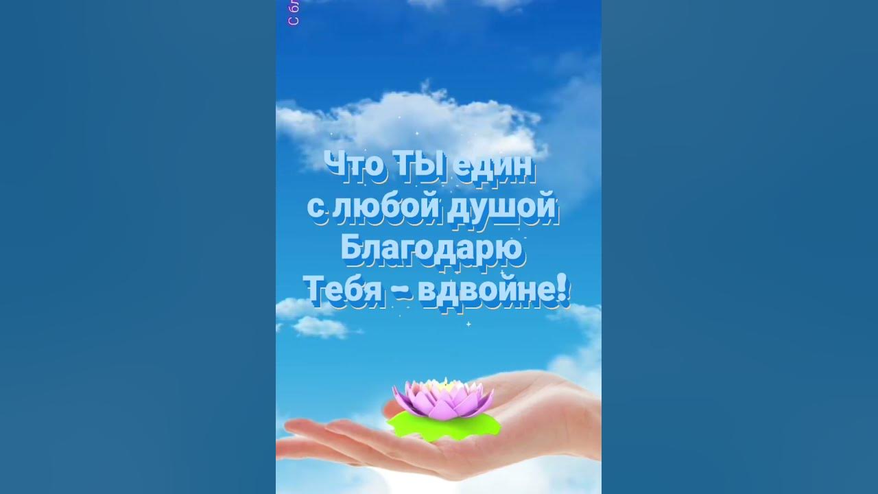 Благодарю тебя, Всевышний!За то, что даришь радость Жизни И Светом душу ...