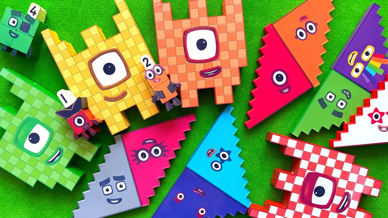 Looking for Numberblocks NEW 459 Puzzle Tetris Shape | ASMR chirping of ...