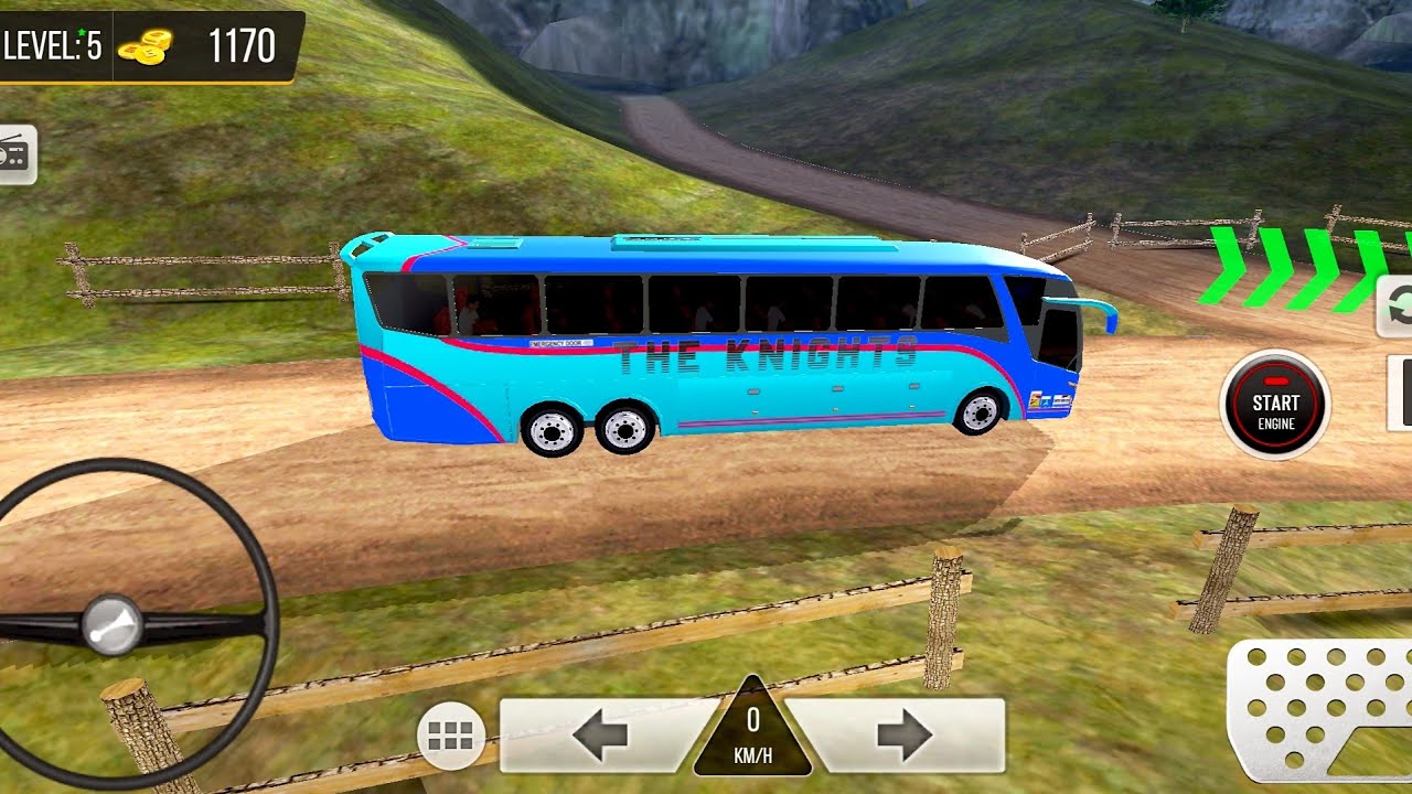 Offroad Bus Simulator 3D Game  - City Coach Bus Simulator Game 2025 - Andriod Gameplay