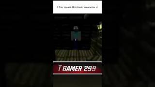Minecraft 3 Time Capture Hero Brand In Cameras 💀😱 #shots #minecraft