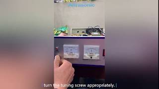 Adjusting Frequency for 20kHz Ultrasonic Welding System used in Mask Making Machine (HD)
