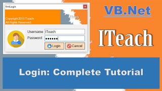 [VB.Net Part 5] - Login Form in Visual Basic.Net (Complete Tutorial)