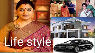 Actress Kushboo Life Style 2023 Car Collection