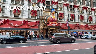 [4K] Full Tour of MACY’s 34th Street 2023 in New York City | Christmas Decorations Windows