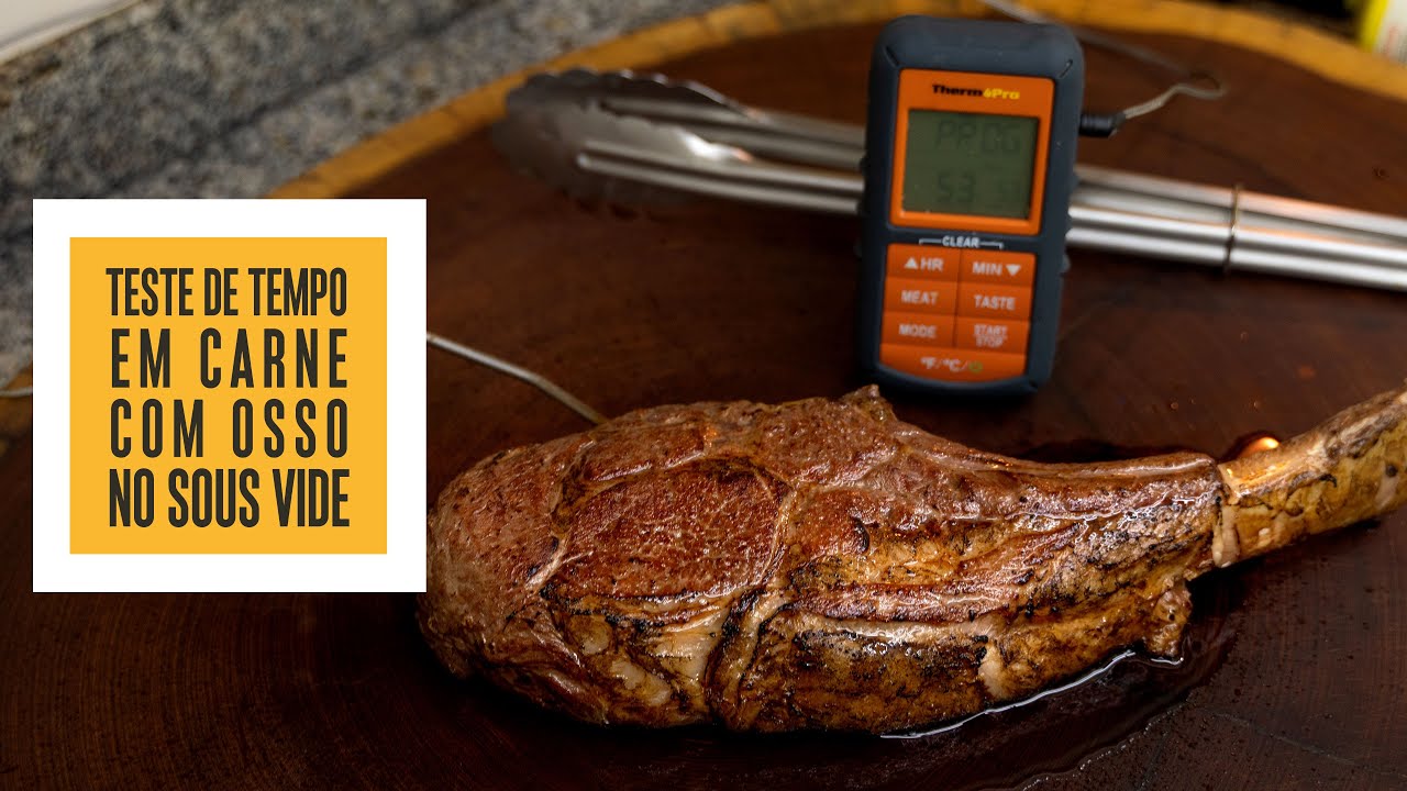 Teste de tempo em carne COM osso no Sous Vide | Só Vide #233