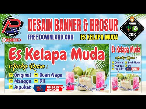 Baliho Es Kelapa Muda