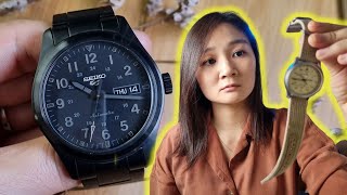New Seiko 5 Field Watches: SRPJ09 Review & Comparison with SNK800 series