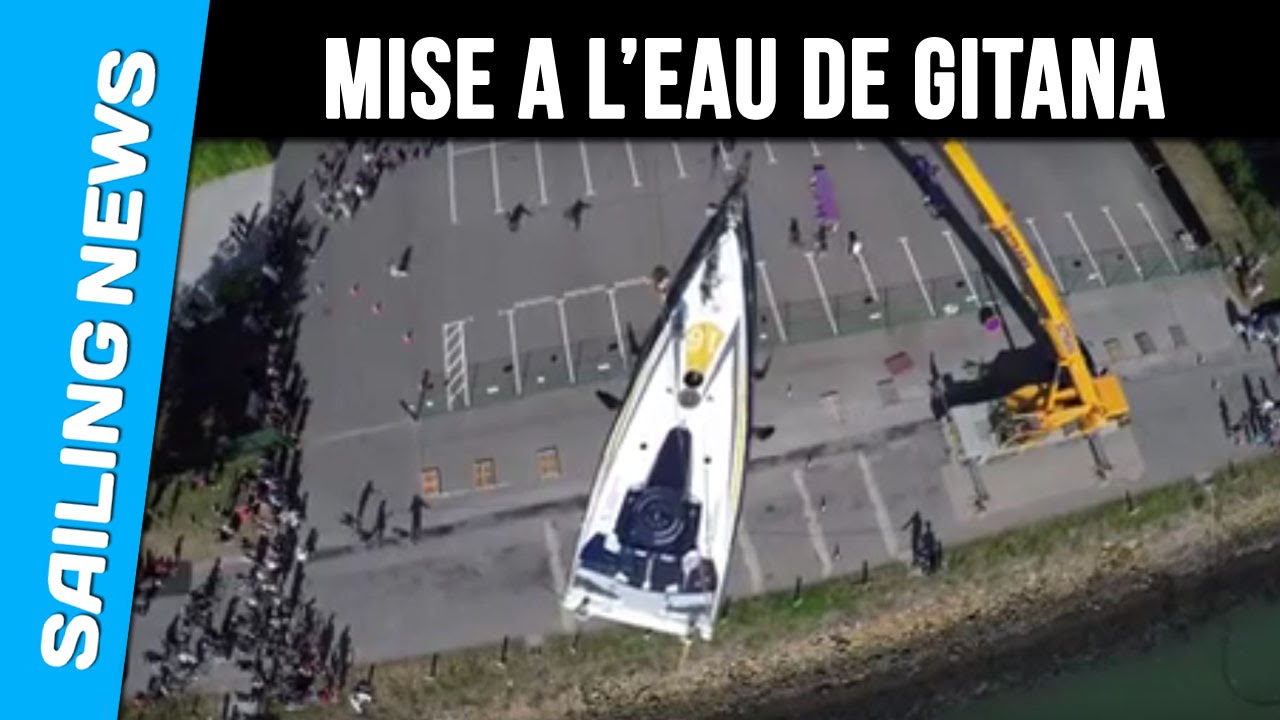 Vendée Globe - Mise à l'eau GITANA/Edmond de Rothschild