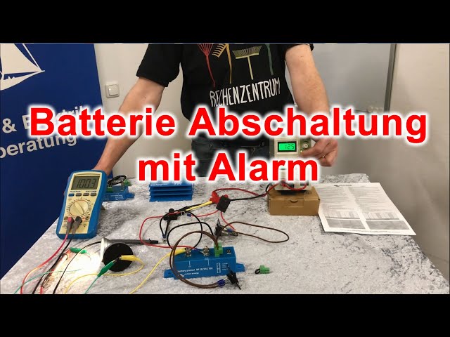 12V / 24V Batterie bei Unterspannung abschalten mit Alarm