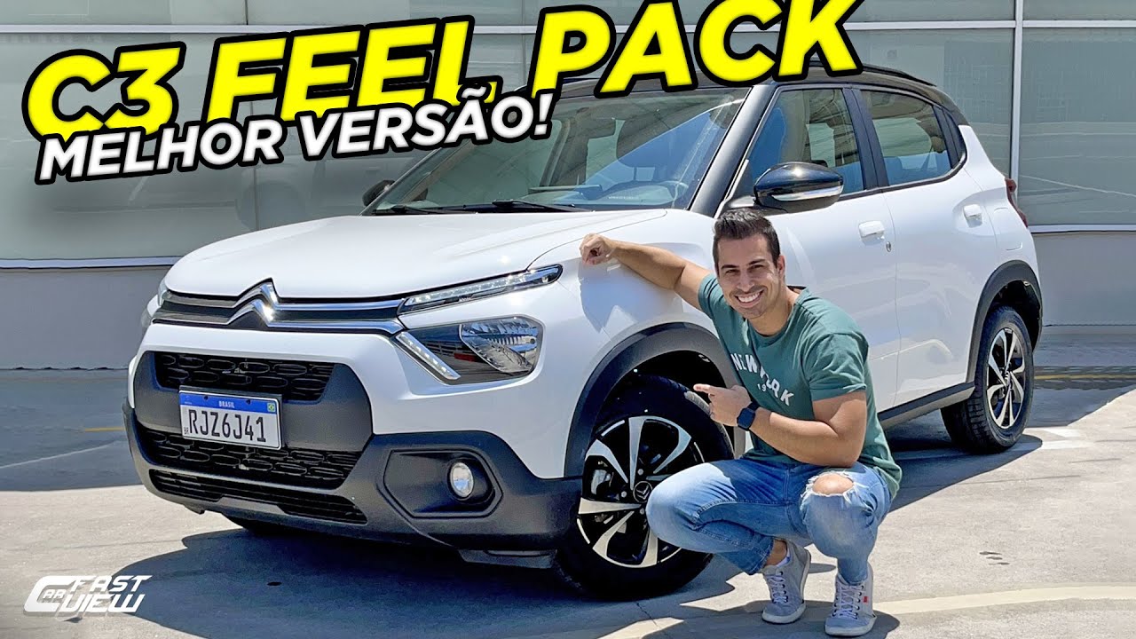 NOVO CITROEN C3 FEEL PACK 2023 AUTOMÁTICO MAIS BARATO DO BRASIL COM ...