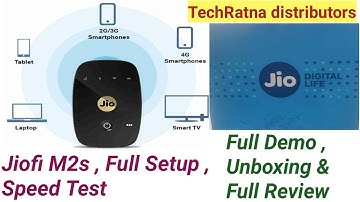 Jiofi router M2s | Full demo(31 device support 4G)|How to connect full explain in Hindi |