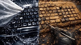 ✅ Keyboard Deep Clean ASMR in 4K (No Music) | Satisfying Before &amp; After
